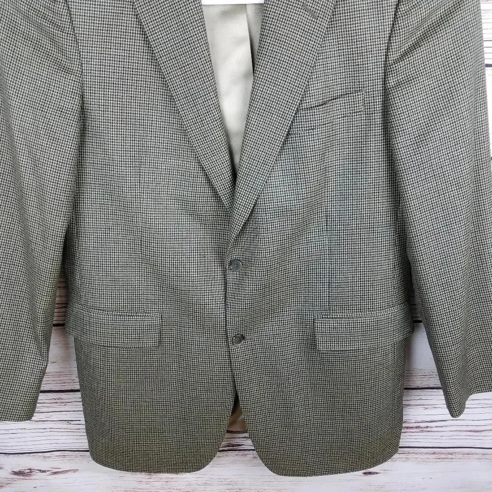 Brooks Brothers 42 XL Houndstooth Blazer Jacket